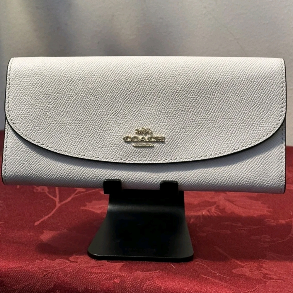 Coach Cross Grain Leather Wallet